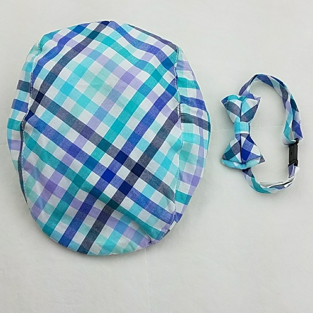 HP!💕The Children's place Set Hat and Bowtie plaid